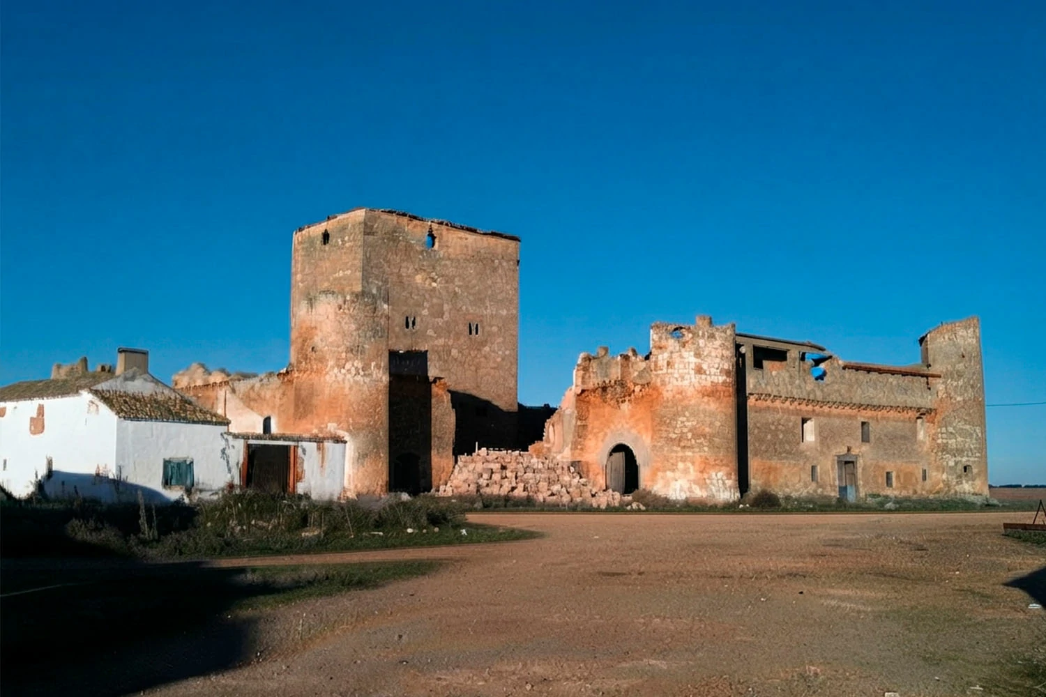 Vista general del Castillo El Provencio.