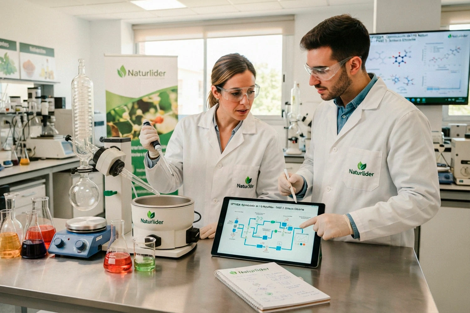 Optimización de procesos en I+D Naturlider para mejorar la eficiencia del laboratorio.