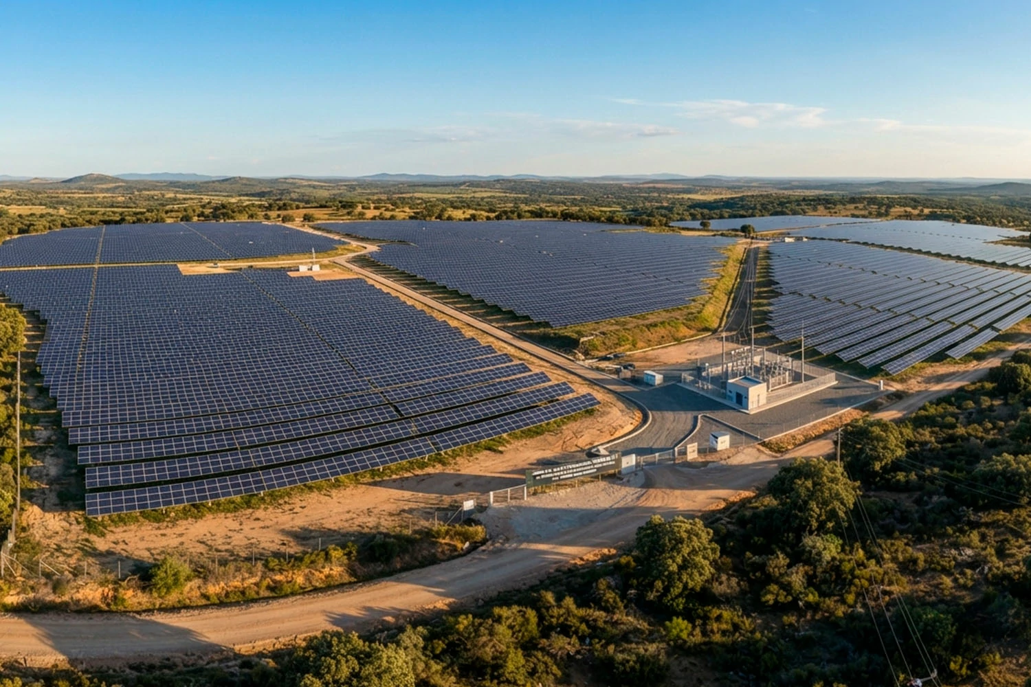 Planimetría y diseño arquitectónico para la implantación de los parques solares fotovoltaicos Brovales.